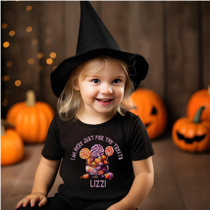Niedlicher, individueller Spooky Trick oder Treat  Kleinkind T-shirt