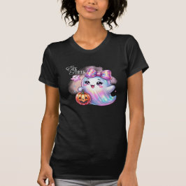 Niedlicher Iridescent Ghost Halloween T - Shirt