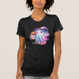 Niedlicher Iridescent Ghost Halloween T - Shirt