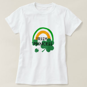 Niedlicher irischer Prinzessin St. Patrick's Day T T-Shirt