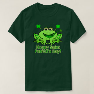 Niedlicher Irish Saint Patrick's Day Frog T-Shirt
