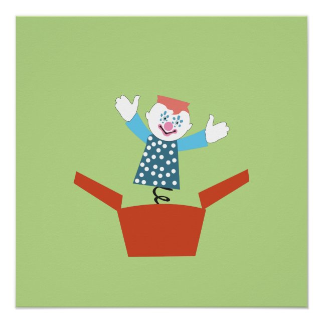 Niedlicher Jack in der Box Poster (Vorderseite)