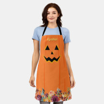 Niedlicher Jack O' Lantern Pumpkin Fall Floral