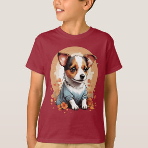 Niedlicher Jack Russell Puppy T-Shirt
