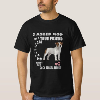 Niedlicher Jack Russell Terrier Dog/Hund Lover T-Shirt