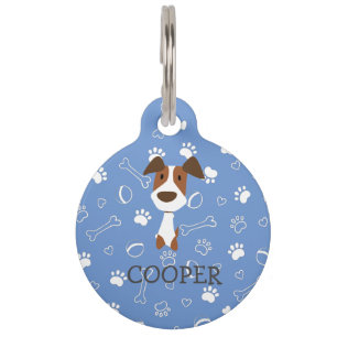 Niedlicher Jack Russell Terrier Dog Pe Haustiermarke