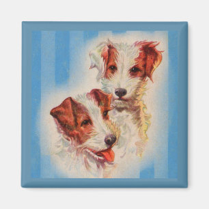 NIEDLICHER Jack Russell Terrier Illustration Magnet
