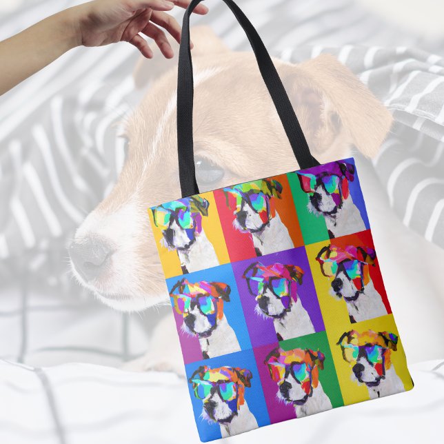 Niedlicher Jack Russell Terrier im Stil Pop Art (Von Creator hochgeladen)