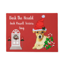 Niedlicher Jack Russell Terrier Weihnachten