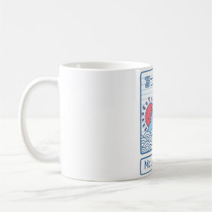 Niedlicher Japan Mount Fuji und Sun Kaffeetasse