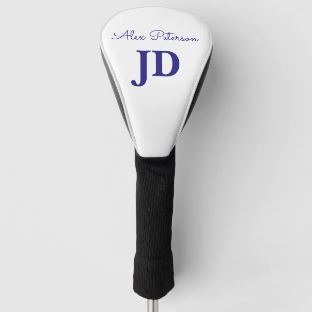 Niedlicher JD Abschluss Personalisierter Name Golf Headcover (Vorderseite)