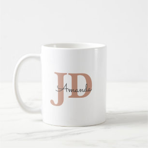 Niedlicher JD Abschluss Personalisierter Name Kaffeetasse