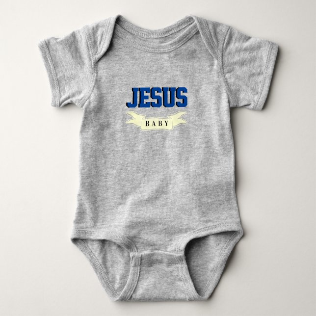 Niedlicher Jesus Baby Bodysuit Baby Strampler (Vorderseite)
