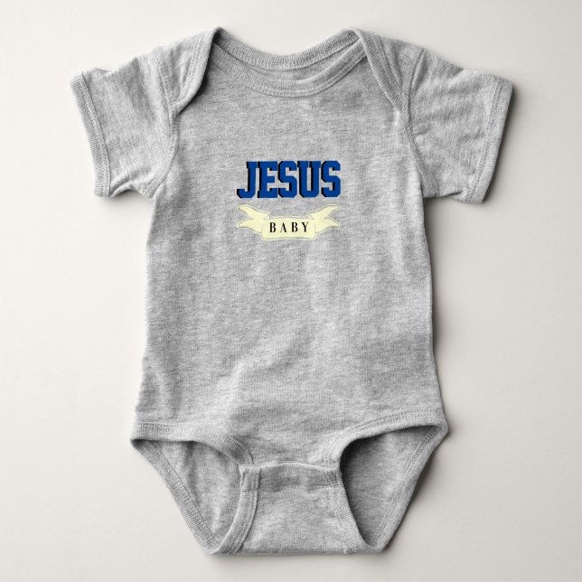 Niedlicher Jesus Baby Bodysuit Strampler (Vorderseite)