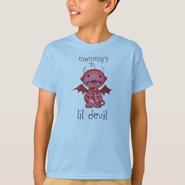 niedlicher Junge-Teufel T-Shirt (Vorderseite)