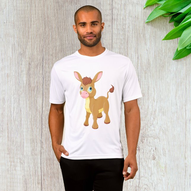 Niedlicher junger Donkey mit großen blauen Augen T-Shirt (Von Creator hochgeladen)
