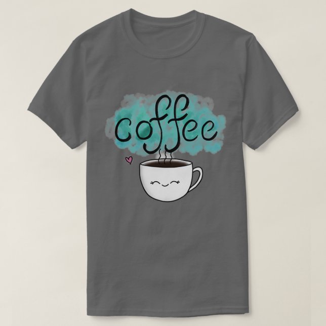 Niedlicher Kaffee-Cup 2 T-Shirt (Design vorne)