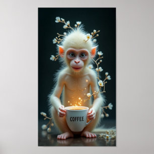 Niedlicher Kaffee Poster
