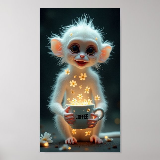 Niedlicher Kaffee Poster (Vorne)