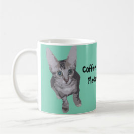 Niedlicher Kaffeebitte Kitty Kaffeetasse