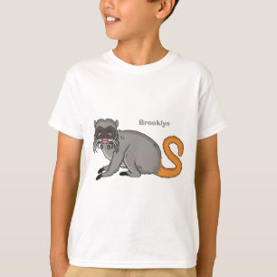 Niedlicher Kaiser Tamarin Illustrator Cartoon T-Shirt