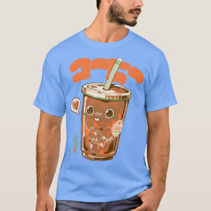 Niedlicher kalter Kaffee T-Shirt
