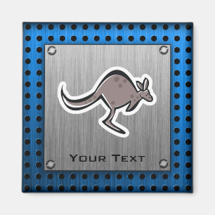 Niedlicher Känguru; Metall-Blick Magnet