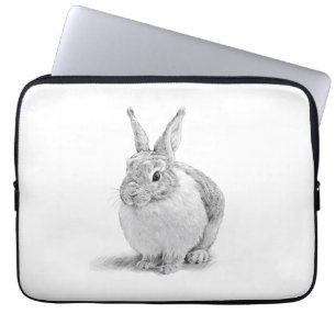 Niedlicher Kaninchenstift Zeichnend Laptopschutzhülle