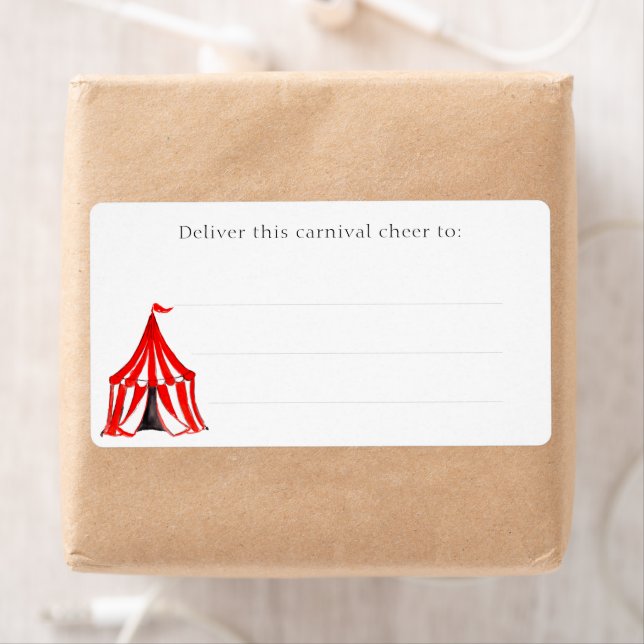 Niedlicher Karneval Circus Red Big Top Zent Kinder (Insitu)