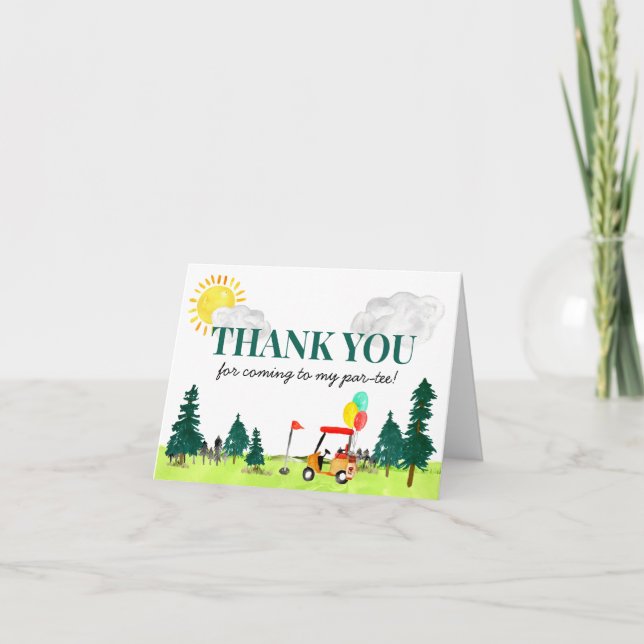 Niedlicher Karneval Zirkus Clowns Bummeln Geburtst Dankeskarte (Vorderseite)