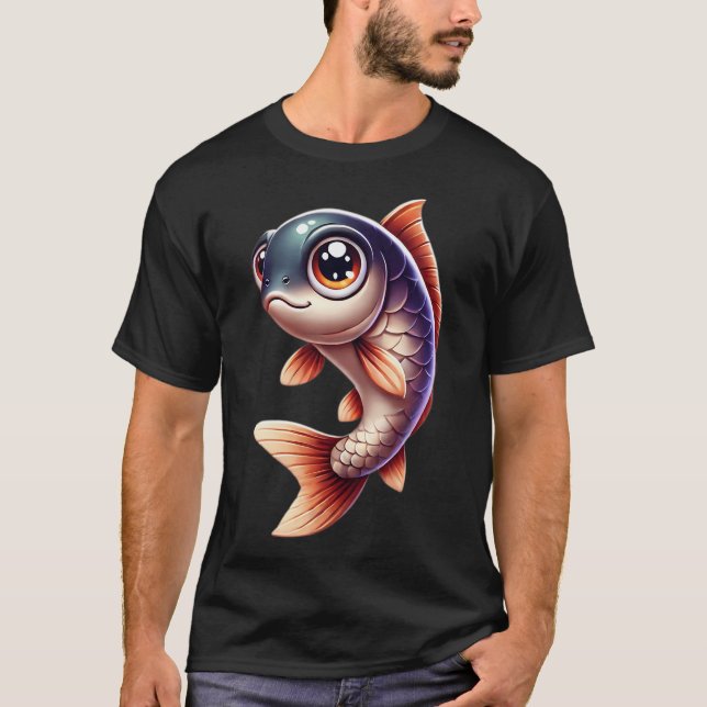 Niedlicher Karpfen 2 T-Shirt (Vorderseite)