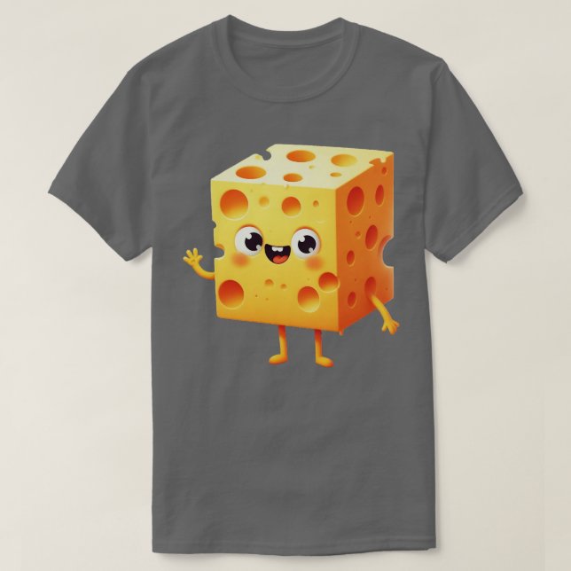 Niedlicher Käse T-Shirt (Design vorne)