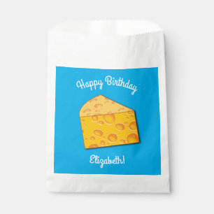 Niedlicher Käse Wedge Kids 1. Geburtstag Party Geschenktütchen