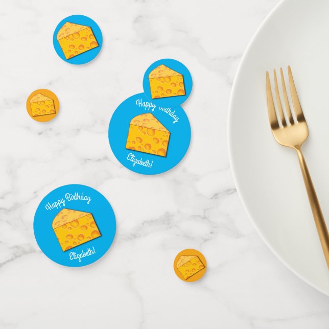 Niedlicher Käse Wedge Kids 1. Geburtstag Party Konfetti (Gruppe)