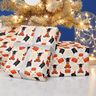 Niedlicher Kasky Weihnachtsmann Feiertag Hirsch Geschenkpapier