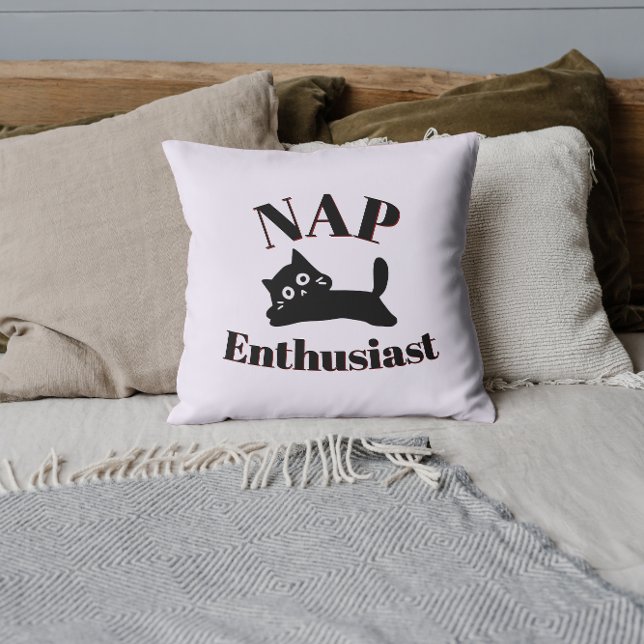 Niedlicher Kat-Nickerchen-Enthusiast Kissen (Von Creator hochgeladen)