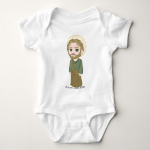 Niedlicher Katholischer St Joseph Baby Strampler