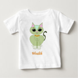 Niedlicher Kätzchen-Cartoon Baby T-shirt