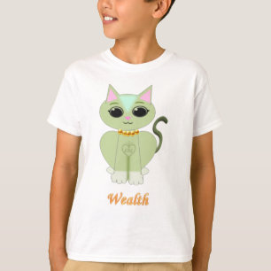 Niedlicher Kätzchen-Cartoon T-Shirt