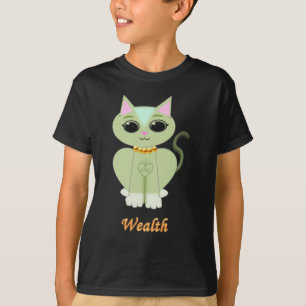 Niedlicher Kätzchen-Cartoon T-Shirt