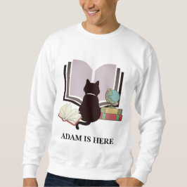 NIEDLICHER KATZE-SPORT-ANTRAG PERSONALISIERTER NAM SWEATSHIRT
