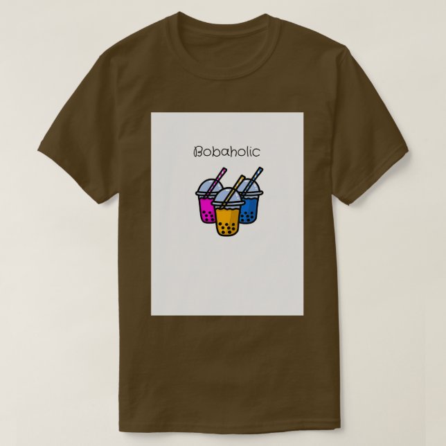 niedlicher Katzenbobaholie 1 T-Shirt (Design vorne)