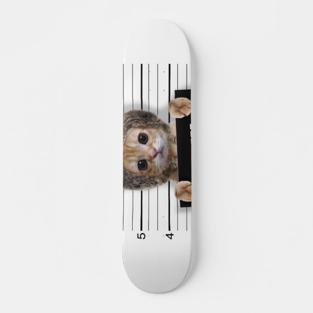 Niedlicher Katzenbold Skateboard (Vorne)