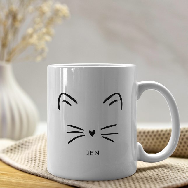 Niedlicher Katzenflüster Tasse (Von Creator hochgeladen)