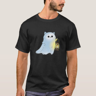 Niedlicher Katzengast mit Laternenschrei Phantom H T-Shirt