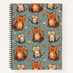 niedlicher Katzenhinweis Notizbuch