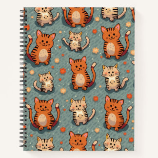 niedlicher Katzenhinweis Notizbuch