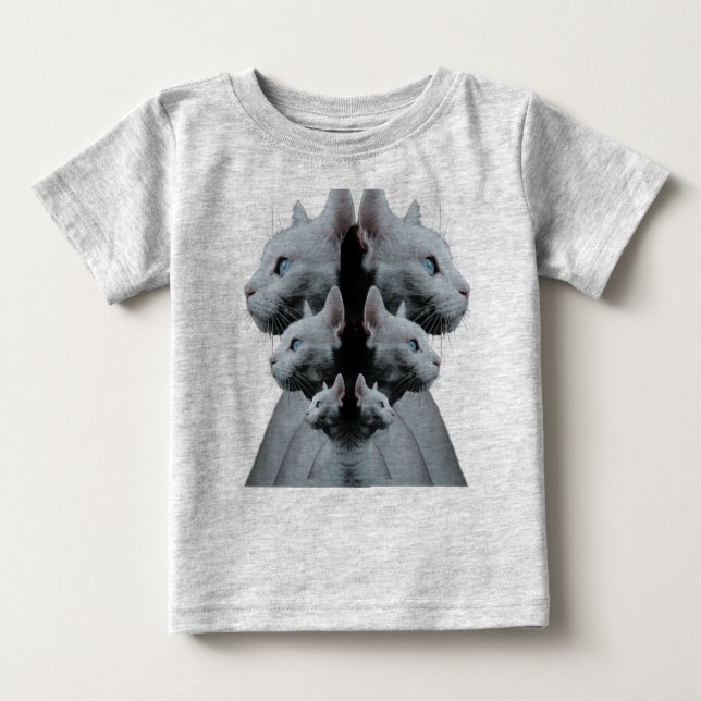 Niedlicher Katzenjunge T - Shirt (Vorderseite)