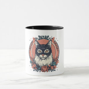 niedlicher Katzenliebhaber Kunstdesign kaufen jetz Tasse