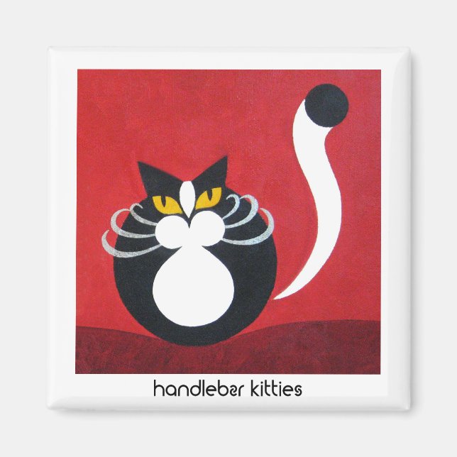 niedlicher Katzenmagnet Magnet (Vorne)